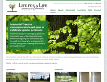 Tablet Screenshot of lifeforalife.org.uk
